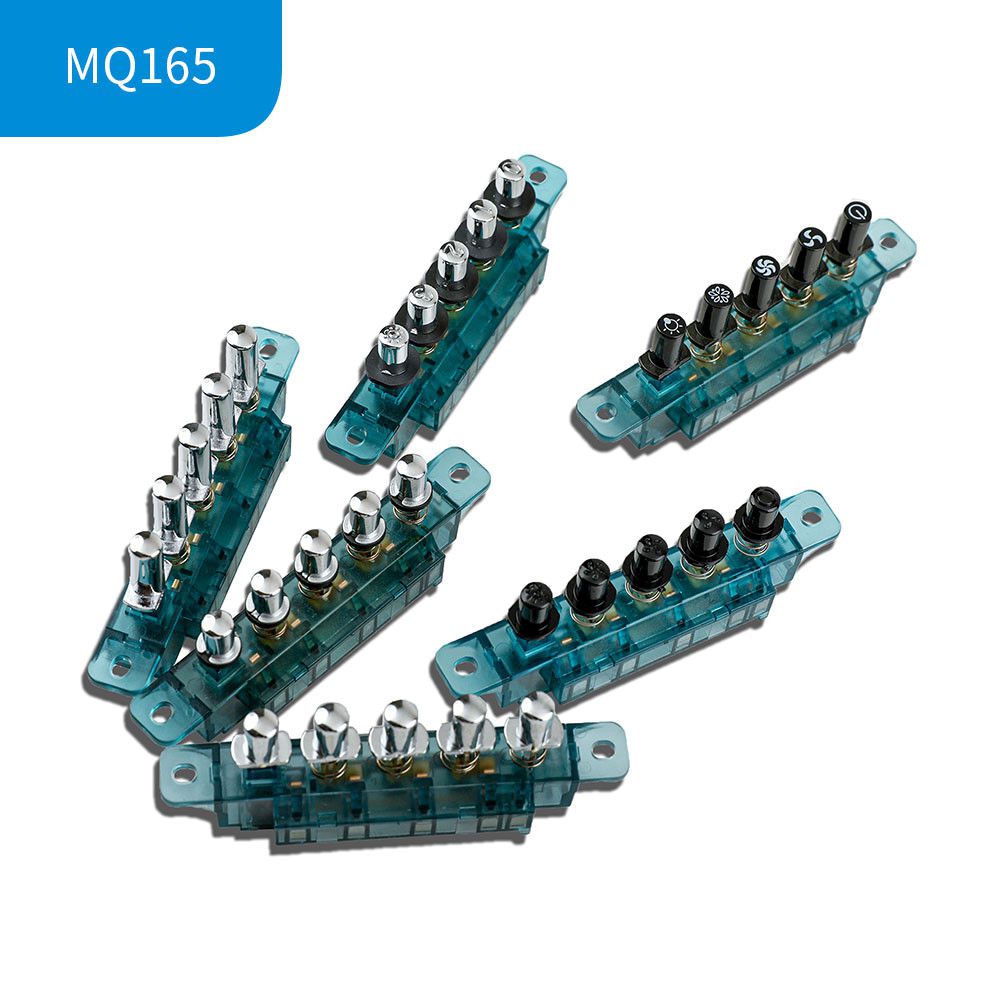 MQ165 مفتاح لمطبخ بخمسة أزرار لجهاز شفط الأبخرة
